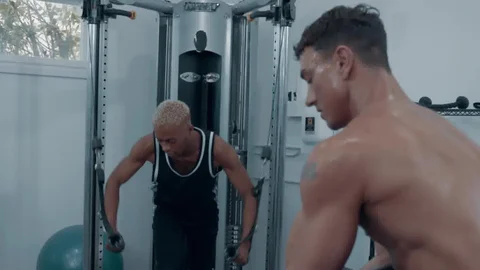 Noir Male - Marcel Tykes being pounded by Cade Maddox