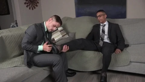 SayUncle X Gentlemen's Closet: Powerful Men Play Footsie