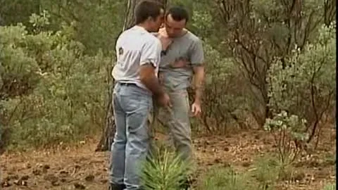 Chad Hunt Plowls Steve Rambo whilst Brad Maguire Watcthis Mans