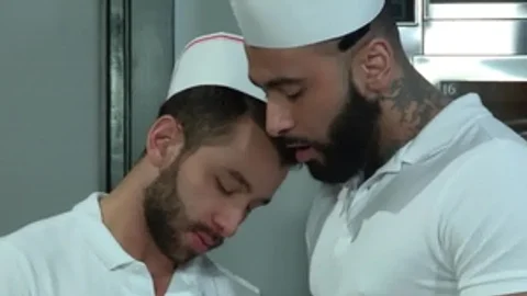 RagingStallion - Bennett Anthony giving head for uncut cock