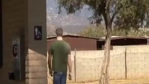 Chad Hunt Endgame bathroom Scene